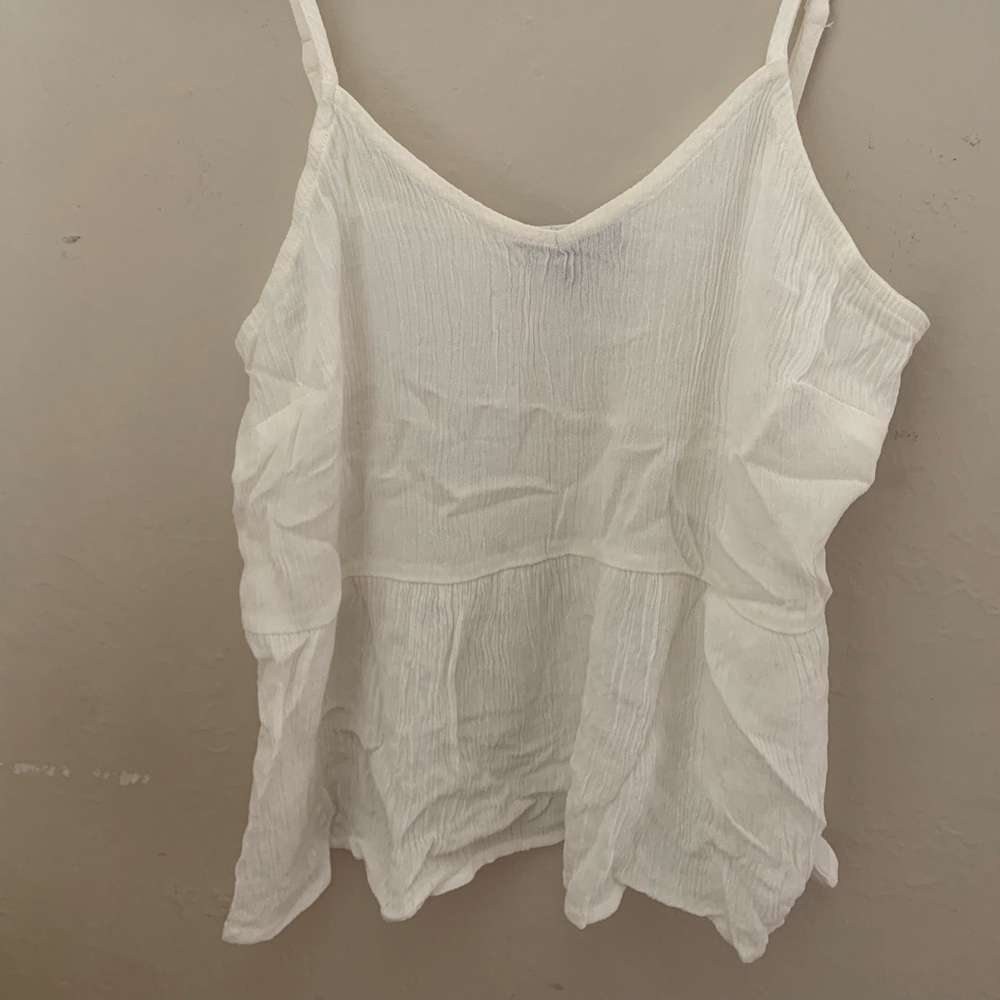 White tank top
